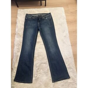 Rue 21 Pants Womens 9/10 S Blue‎ Denim Jeans Slim BootcutWash Low Rise Cotton